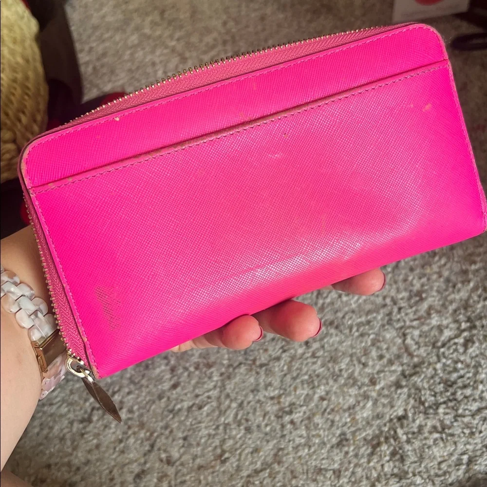 Kate Spade Fuchsia Zip Wallet - Picture 5 of 5